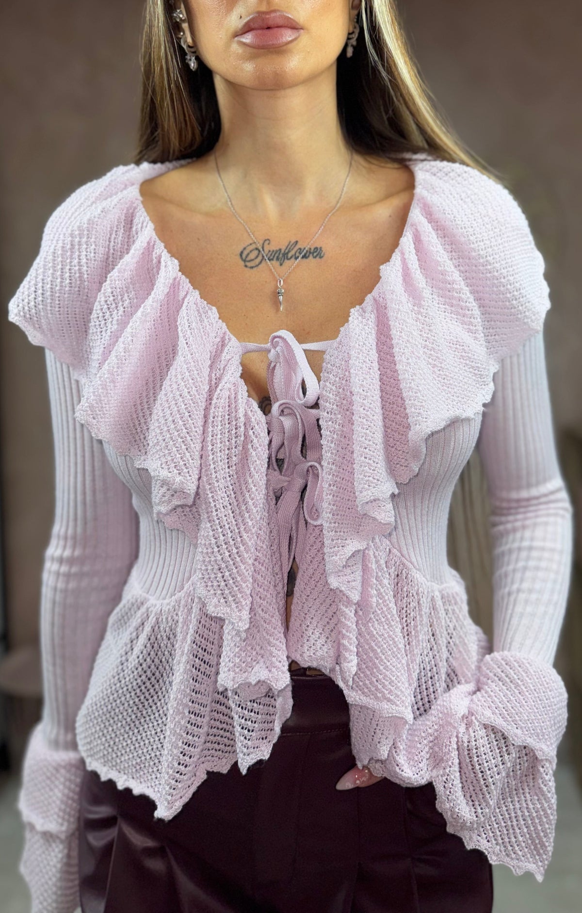 Cardigan Flora Viscosa
