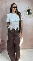 T-shirt Lace Strutturata