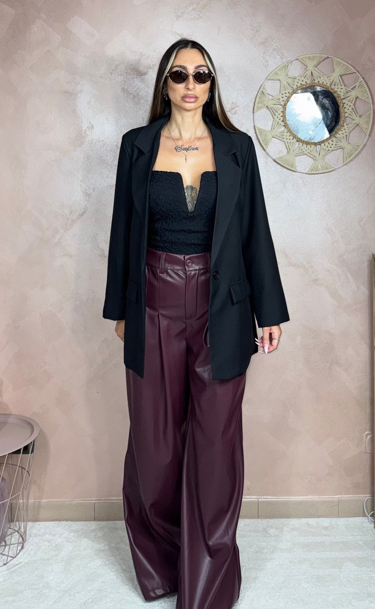 Pantalone Urban Eco Burgundy