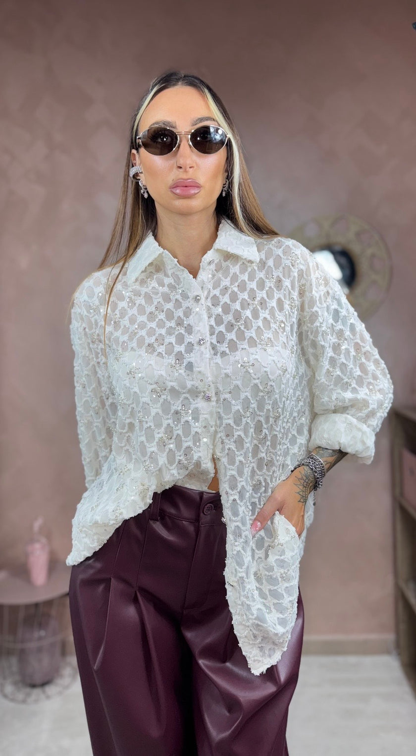 Camicia Diamante Over