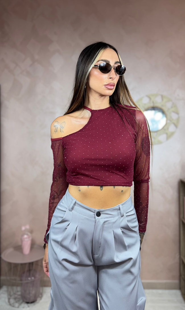Maglia Evelyn Bordeaux