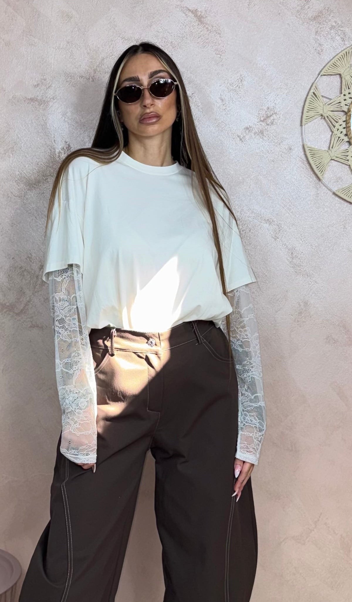 T-shirt Double Over Cotone
