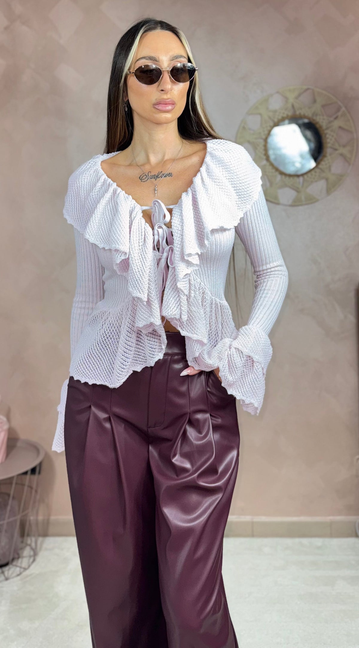 Cardigan Flora Viscosa