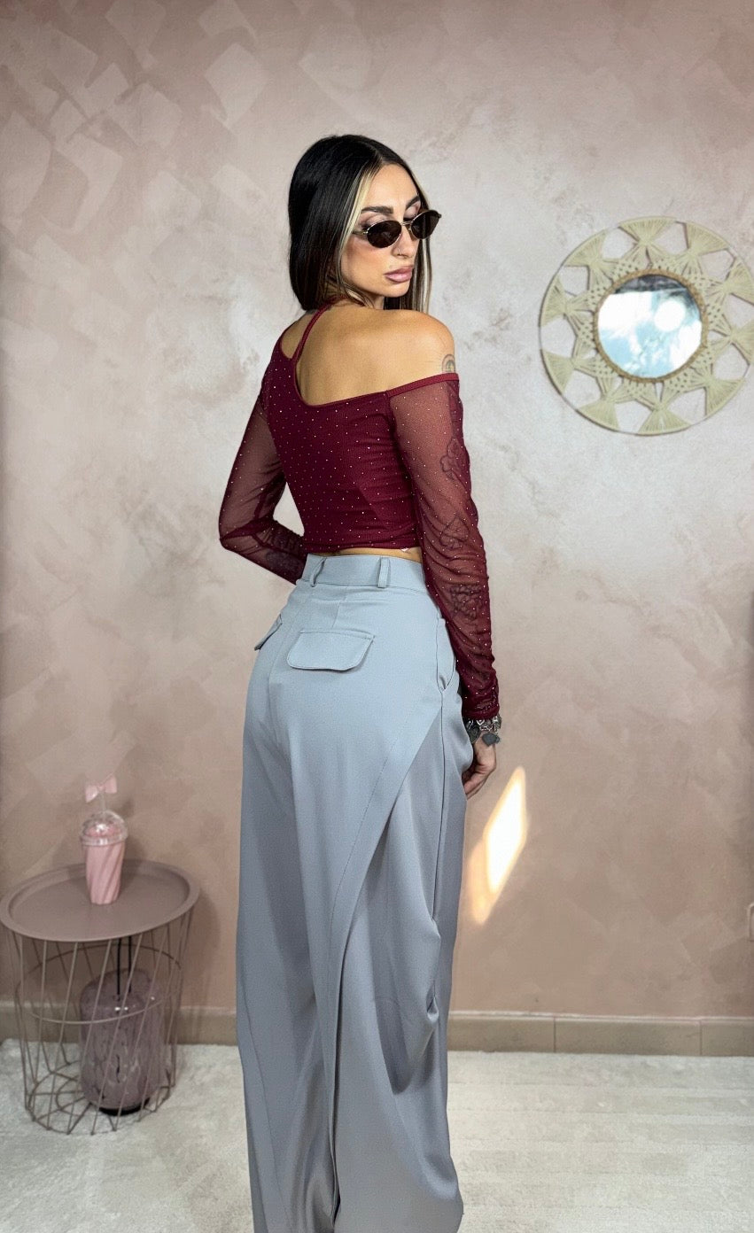 Maglia Evelyn Bordeaux