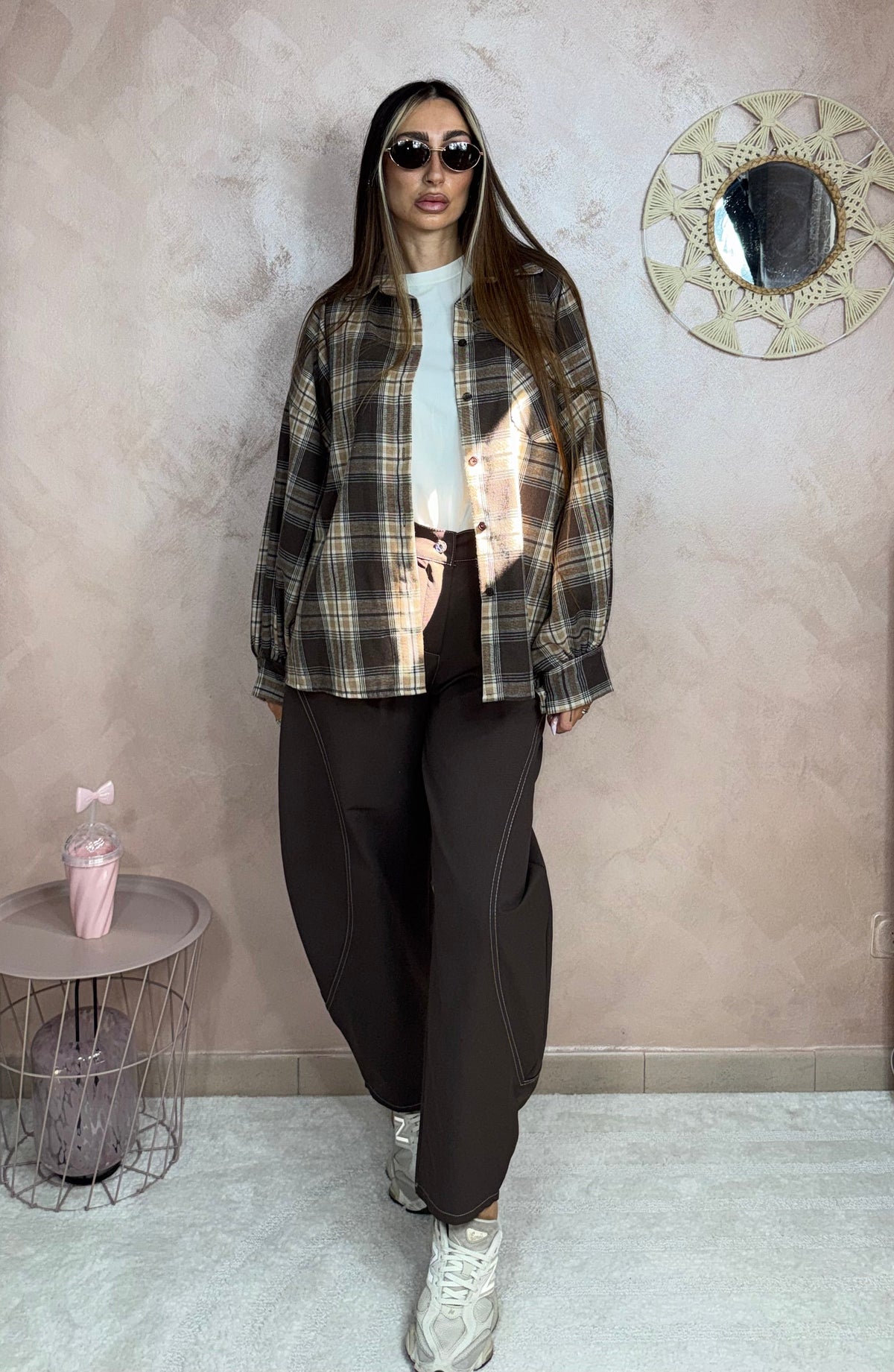Camicia Tartan Over