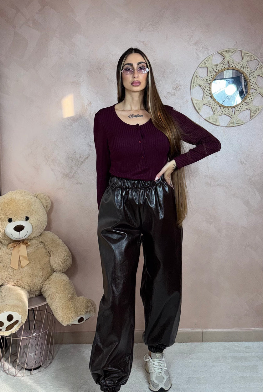 Maglia Serafino Burgundy