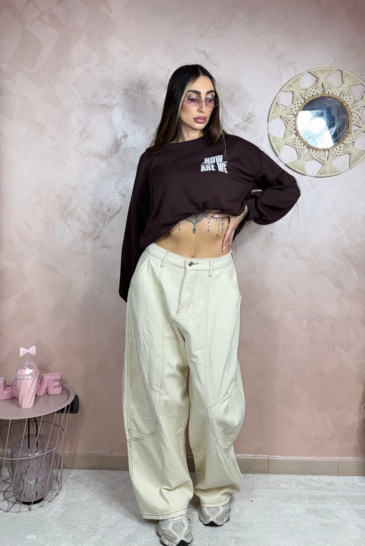 Jeans Balloon Ivory
