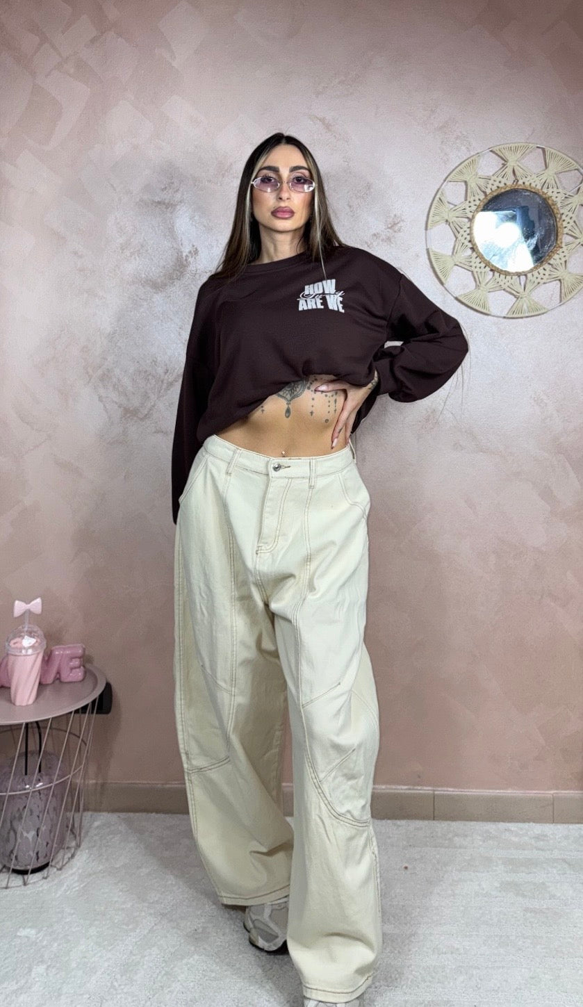 Jeans Balloon Ivory