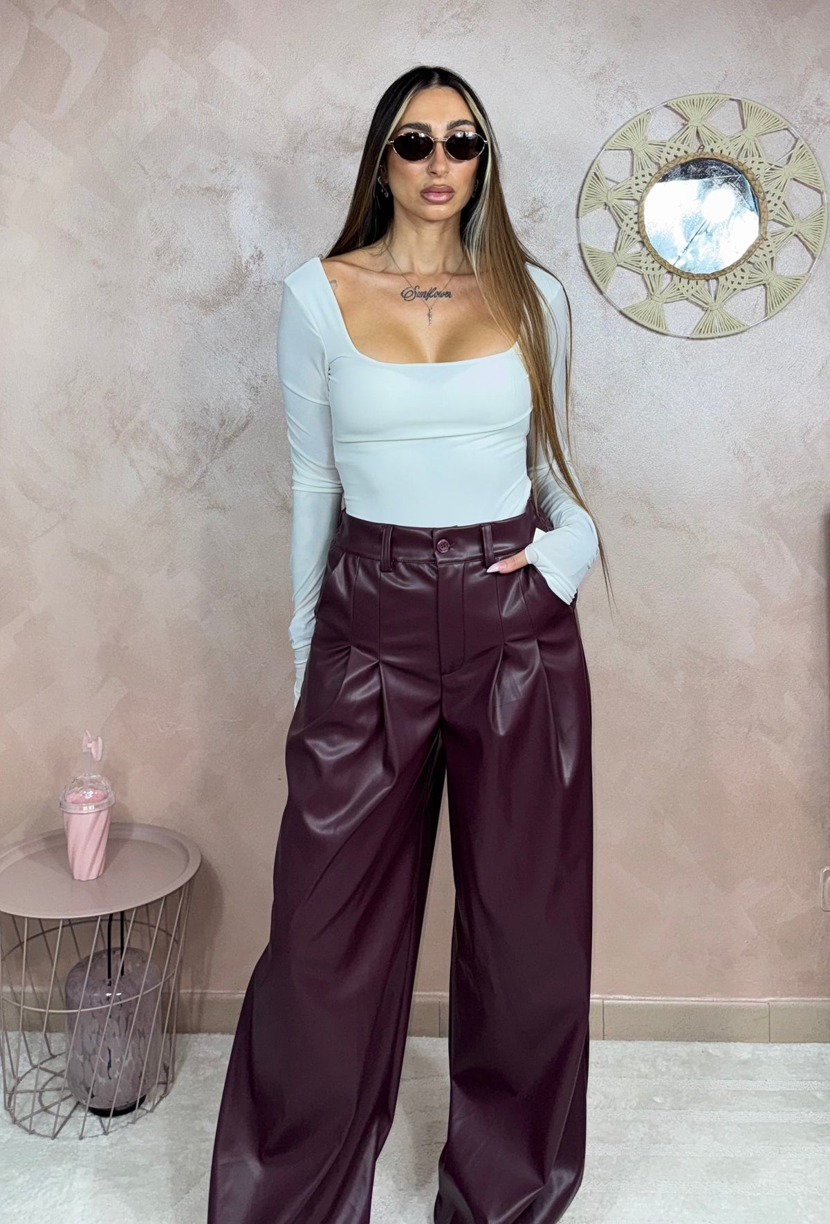 Pantalone Urban Eco Burgundy