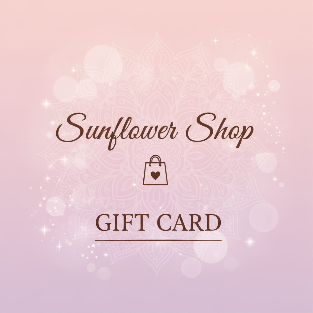 Gift Card Sunflower Shop